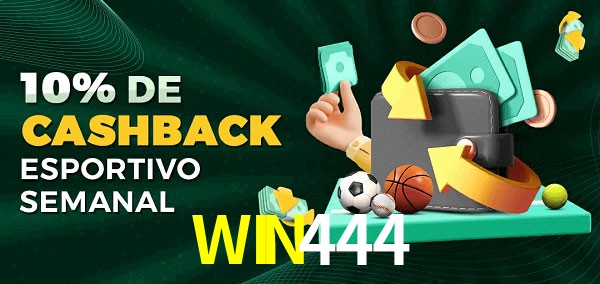 10% de bônus de cashback na WIN444